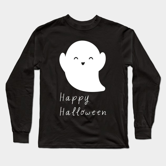 Happy Halloween Long Sleeve T-Shirt by Rehandesign